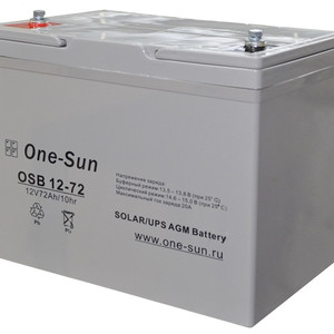 Аккумулятор AGM One-Sun OSB 12-72