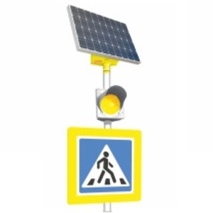Светофор cолнечный автономный на солнечных батареях LSE 50/40 ECO, автономный светофор Т 7