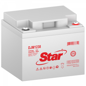 38 А/ч Аккумулятор для светофора STAR DJM1238