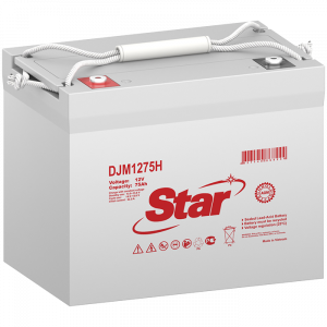75 А/ч Аккумулятор для светофора STAR DJM1275H