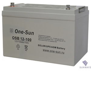 Аккумулятор AGM One-Sun OSB 12-100